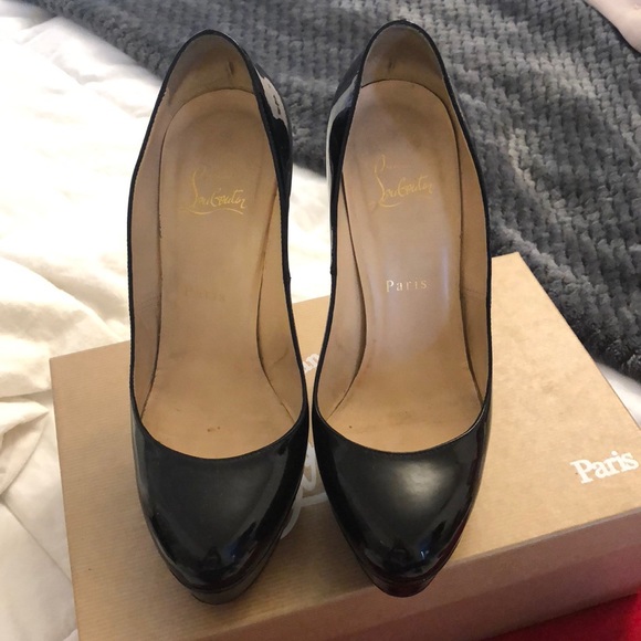 Black calf Patent leather Christian louboutin - Picture 1 of 8